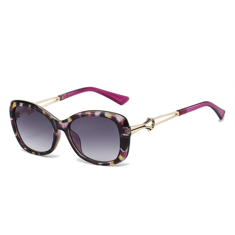 Lunettes De Soleil Papillon Surdimensionnées Mode Oeil De Chat Protection UV400 Verres Dégradés Monture PC Pour Femmes