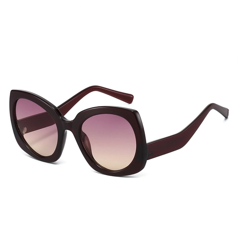 Occhiali Da Sole A Farfalla Oversize Protezione UV400 Montatura PC Vintage Cat Eye Da Donna Moda Patchwork Colorati