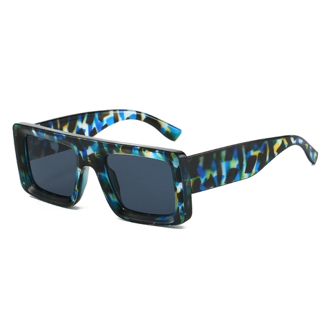 Zonnebril Vierkant Oversized Vintage PC Frame UV400 Bescherming Mode Retro Stijl Brillen Voor Heren En Dames
