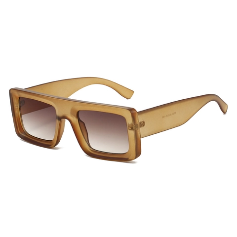 Zonnebril Vierkant Oversized Vintage PC Frame UV400 Bescherming Mode Retro Stijl Brillen Voor Heren En Dames