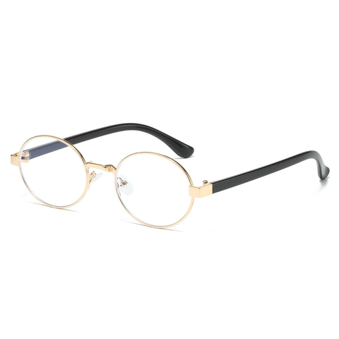 Retro Sunglasses Vintage Metal Round Oval Frame UV400 Protection Eyewear Fashion Small Frame Hipster Unisex
