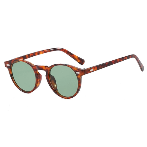 Retro Sonnenbrille Mit Rundem Rahmen UV400 Schutz PC Material Vintage Kleiner Rahmen Brillen Für Outdoor Party Unisex