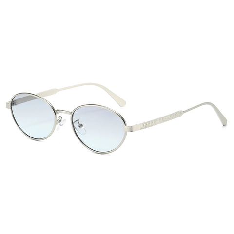Retro Ovalen Zonnebril Dames Heren Vintage Metalen Frame UV400 Bescherming Trendy Y2K Bril Voor Rijden Feest