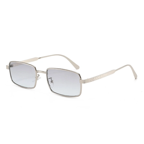 Retro Square Sunglasses Metal Frame UV400 Protection Vintage Steampunk Style Lightweight Eyewear For Men Women