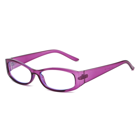 Occhiali Da Vista Quadrati Retrò Con Lenti Trasparenti Anti Luce Blu Montatura In PC Protezione UV400 Montature Moda