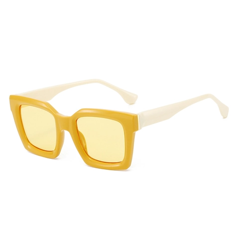 Square Sunglasses Oversized Retro Fashion UV400 Protection PC Frame Gradient Lens Outdoor Eyewear For Men Women