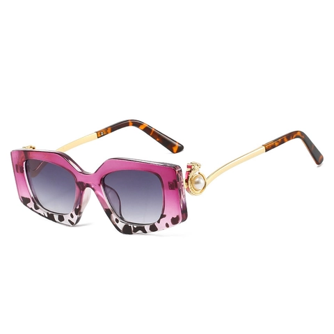 Occhiali Da Sole Poligono Irregolare Con Montura In Metallo PC Protezione UV400 Occhiali Moda Retrò Per Donna