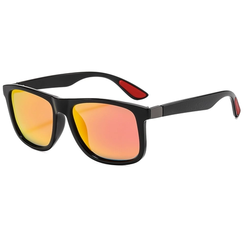 Sunglasses Square Large Frame Polarized UV400 Protection PC Classic Fashion Retro Sporty Outdoor Driving Unisex