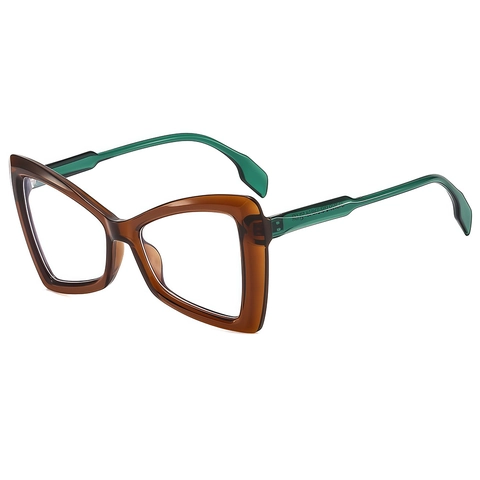 Monturas De Gafas De Mariposa Sobredimensionadas Material PC Lente Clara Moda Decorativa Vintage Ojo De Gato Chic Para Mujeres