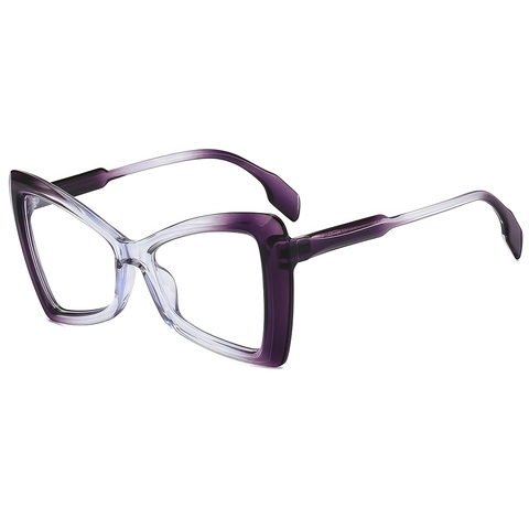 Monturas De Gafas De Mariposa Sobredimensionadas Material PC Lente Clara Moda Decorativa Vintage Ojo De Gato Chic Para Mujeres