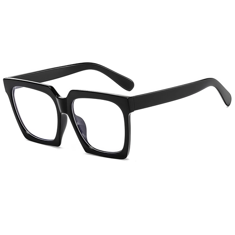 Retro Oversized Square Sunglasses PC Frame UV400 Classic Big Frame Eyewear For Driving Travel Fashion Unisex Eyeglasses
