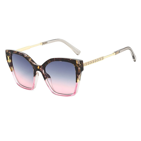 Occhiali Da Sole Cat Eye Quadrati Oversize Retrò Da Donna Protezione UV400 Montatura In PC Metallo Lenti Sfumate Moda