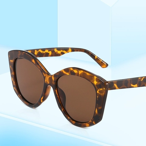 Occhiali Da Sole Oversize Poligono Geometrico Montatura PC Protezione UV400 Viaggio All Aperto Stile Retrò Vintage Unisex