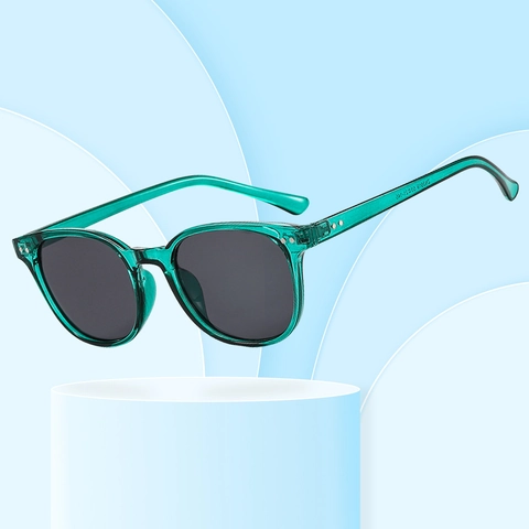 Gafas De Sol Poligonales De Moda Protección UV400 Marco De PC Ligero Gafas Retro Para Hombres Y Mujeres Decoración De Clavos