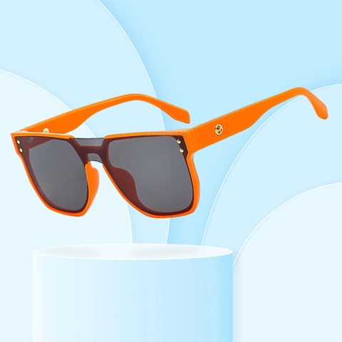 Oversized Square Sunglasses UV400 Protection Gradient Lens PC Frame Retro Fashion Eyewear For Women Streetwear