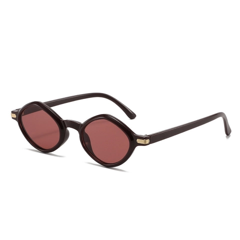 Gafas De Sol Poligonales Retro Marco Pequeño Geométrico Protección UV400 Material PC Para Viajes Al Aire Libre