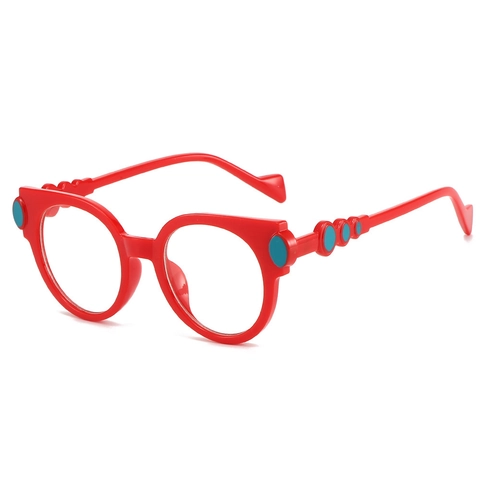 Retro Quadratische Große Rahmen Sonnenbrille UV400 Schutz PC Material Vintage Mode Dekorative Punkte Für Damen