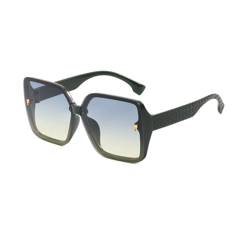 Gafas De Sol Cuadradas Montura Extragrande Material PC Lentes Degradadas Protección UV Moda Streetwear Para Mujeres Clásicas