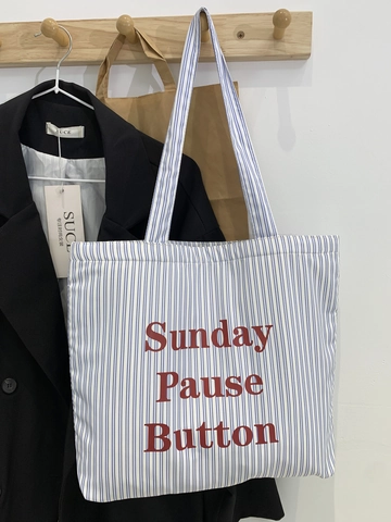 Gestreifte Damen Canvas Tragetasche Große Kapazität Lässige Schultertasche Für Einkaufen Und Pendeln Mit Reißverschluss