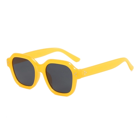 Vintage Sonnenbrille Eckiger Rahmen UV400 Schutz PC Material Übergroße Mode Brillen Für Herren Und Damen