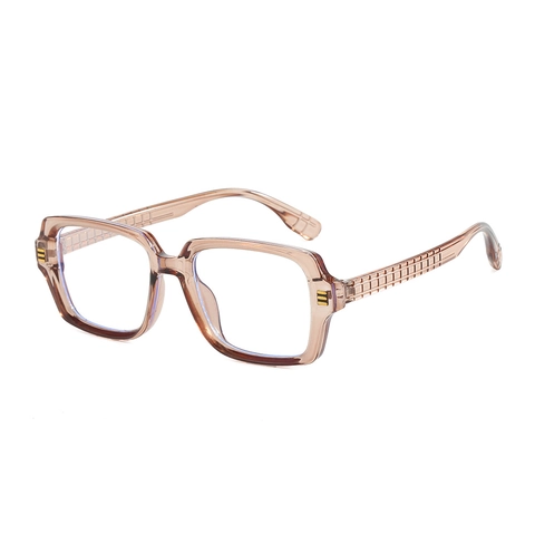 Occhiali Montatura Quadrata Moda Retrò Anti Luce Blu Materiale PC Occhiali Decorativi Vintage Per Uomo Donna