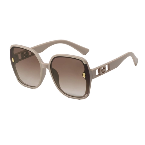 Polygon Oversize Sunglasses PC Frame Gradient Lenses UV Protection Retro Square Sun Shades Fashion Eyewear Accessory