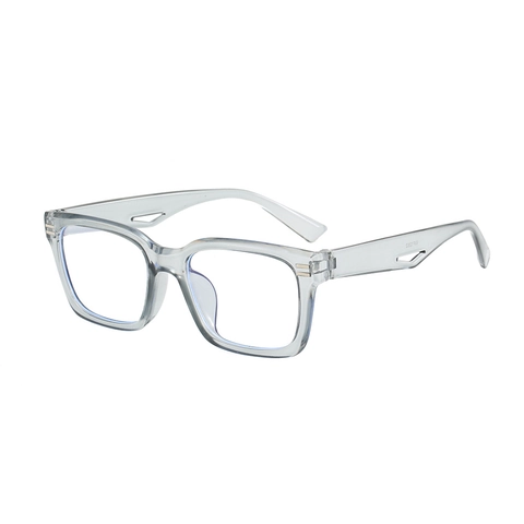 Occhiali Retrò Montatura Quadrata Anti Luce Blu PC Leggero Lenti Trasparenti Moda Minimalista Per Donna Uomo