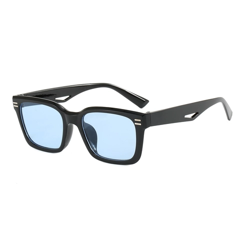Gafas De Sol Cuadradas Material PC Protección UV400 Retro Vintage Patillas Caladas Gafas De Moda Para Hombres Y Mujeres