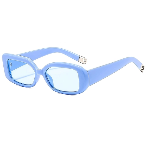 Occhiali Da Sole Rettangolari Retro Montura Spessa Y2K Hip Hop UV400 Moda Per Uomini Donne