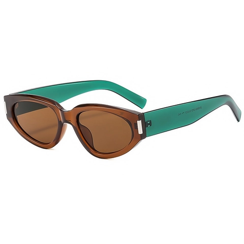 Occhiali Da Sole Cat Eye Vintage Protezione UV Piccola Montatura PC Moda Eyewear Trendy Occhiali Per Donne Uomini