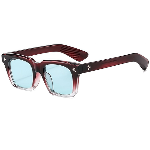 Retro Square Sunglasses For Men Women Large PC Frame UV400 Protection Fashion Classic Trendy Eyewear