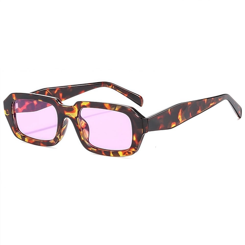 Eckige Sonnenbrille Retro Kleiner Rahmen UV400 Schutz PC Material Rechteck Brille Für Herren Damen Mode Brillen