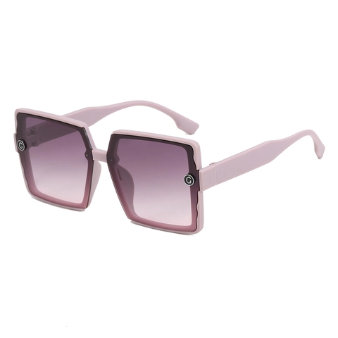 Square Oversized Sunglasses PC Frame UV400 Protection Retro Fashion Eyewear For Men Women Outdoor Daily