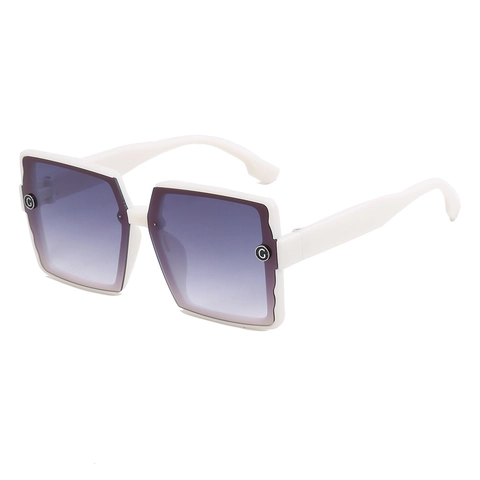 Square Oversized Sunglasses PC Frame UV400 Protection Retro Fashion Eyewear For Men Women Outdoor Daily