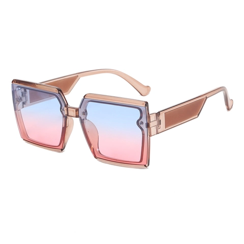 Gafas De Sol Cuadradas Extragrandes Retro Para Mujeres Hombres Montura Polycarbonate Protección UV400 Moda Viaje Exterior