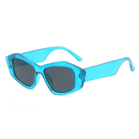 Occhiali Da Sole Irregolari Cat Eye Moda Montatura In PC Protezione UV400 Occhiali Geometrici Poligonali Per Guida Di Feste All'Aperto