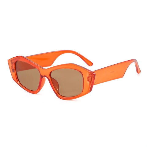 Occhiali Da Sole Irregolari Cat Eye Moda Montatura In PC Protezione UV400 Occhiali Geometrici Poligonali Per Guida Di Feste All'Aperto