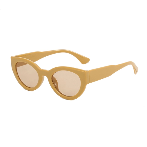 Occhiali Da Sole Occhio Di Gatto Retro Montatura PC Protezione UV400 Moda Vintage Montatura Piccola Per Donne Uomini