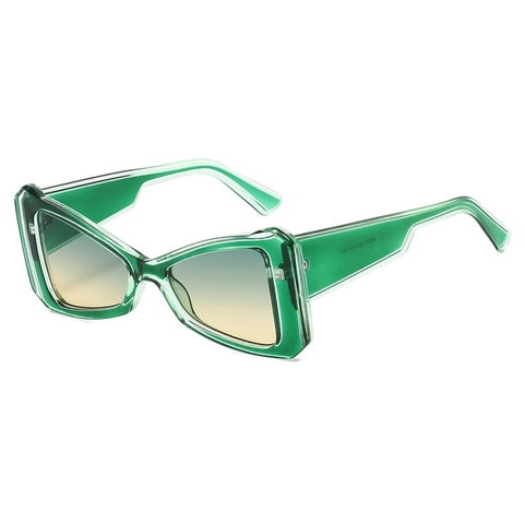 Occhiali Da Sole Cat Eye Da Donna Protezione UV400 Montatura Farfalla Geometrica Spessa PC Moda Retro