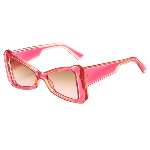 Occhiali Da Sole Cat Eye Da Donna Protezione UV400 Montatura Farfalla Geometrica Spessa PC Moda Retro