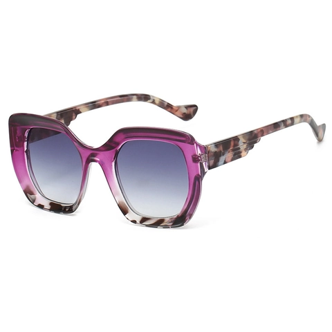 Lunettes De Soleil Carrées Oversize Vintage Monture PC Protection UV400 Rétro Mode Streetwear Extérieur Femmes Hommes