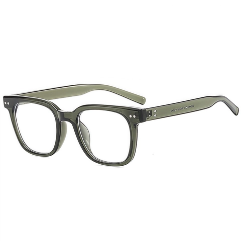 Square Sunglasses Retro Rivet PC Frame UV400 Protection Classic Vintage Style Unisex For Driving Travel Outing