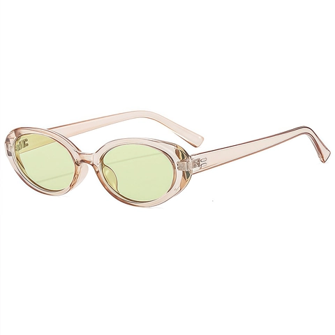 Retro Oval Sunglasses Fashion UV400 Protection PC Frame Small Frame Sunglasses For Men And Women Y2K Style