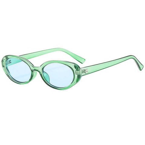 Retro Oval Sunglasses Fashion UV400 Protection PC Frame Small Frame Sunglasses For Men And Women Y2K Style