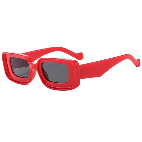 Gafas De Sol Rectangulares Retro Montura Gruesa Protección UV400 Material Polycarbonato AC Moda Estilo Y2K Viajes Al Aire Libre Para Hombres Mujeres