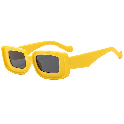 Gafas De Sol Rectangulares Retro Montura Gruesa Protección UV400 Material Polycarbonato AC Moda Estilo Y2K Viajes Al Aire Libre Para Hombres Mujeres