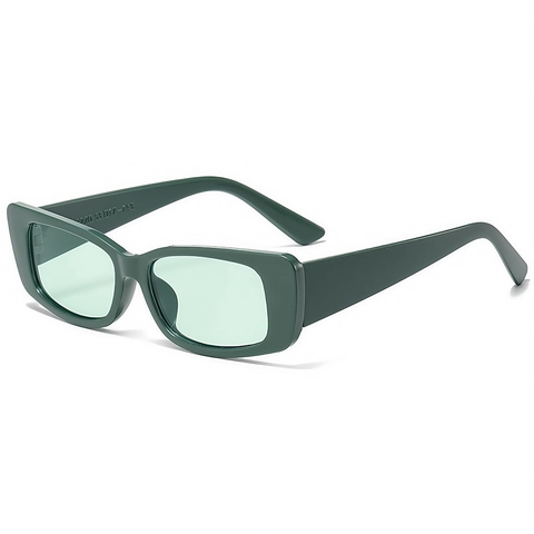 Retro Rechteckige Sonnenbrille Vintage Breiter Rahmen PC UV-Schutz Mode Brillen Unisex Outdoor Reise