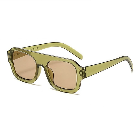 Retro Oversized Square Sunglasses UV400 Protection PC Frame Fashion Eyewear For Women Men