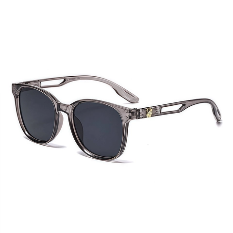 Square Sunglasses UV400 Protection PC Frame Oversized Retro Hollow Temples Metal Decoration For Women Men Outdoor Driving