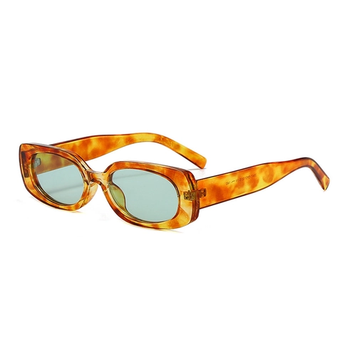 Retro Rectangular Sunglasses PC Small Frame UV400 Protection Outdoor Fashion Y2K Hip Hop Eyewear For Men Women